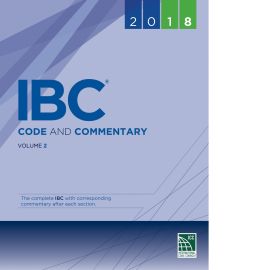 2018 IBC® Code and Commentary, Volume 2 cover image